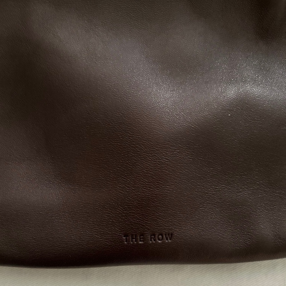 The Row  XL Bourse Bag in Dark Khaki - Picture 3 of 9